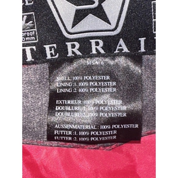 Sessions Terrain Recco Womens Sz XL Red Gray Stripe Jane Heather Snowboard Coat - Picture 16 of 16